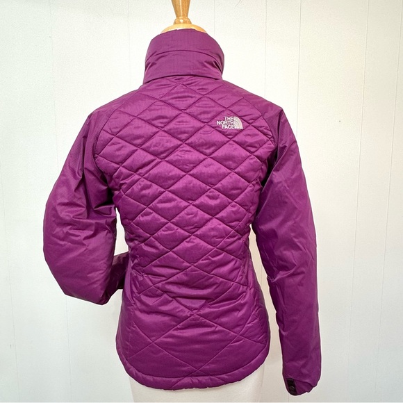 The North Face Redpoint Primaloft Zip Stowable Quilted Puffer Jacket Purple XS - Picture 4 of 11